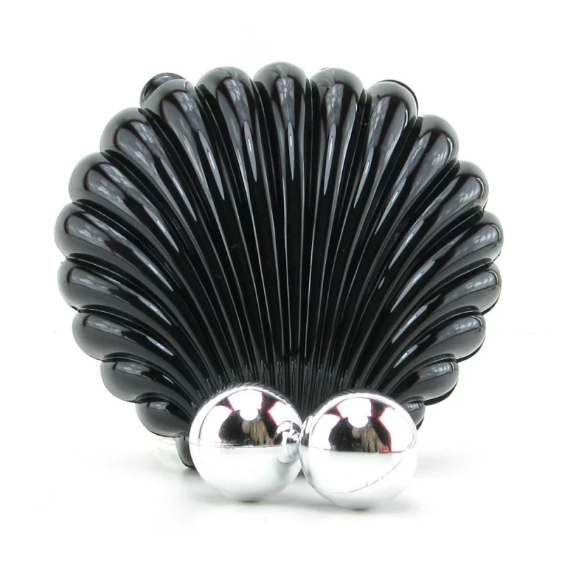 Вагинальные шарики в ракушке "Silver Pearls" металл 