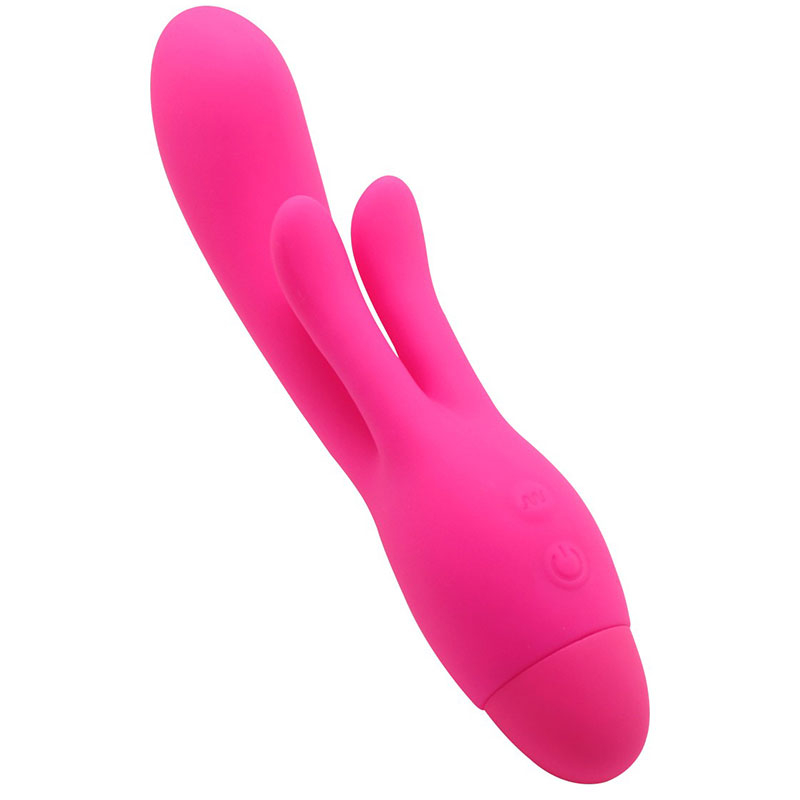 Вибратор для точки G и клитора "Indulgence Frolic Bunny" розовый 